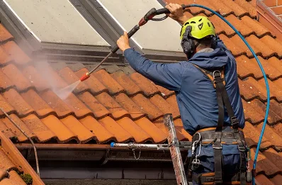 Démoussage et hydrofuge de toiture à Meulson